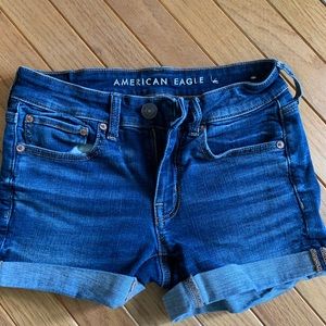 Denim shorts